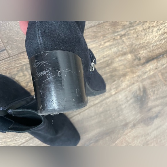 Aquatalia Suede Navy Booties 7.5 - Picture 5 of 5